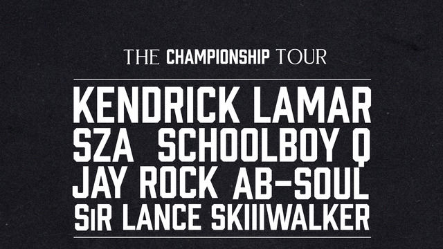 Top Dawg Entertainment: The Championship Tour - May. 6